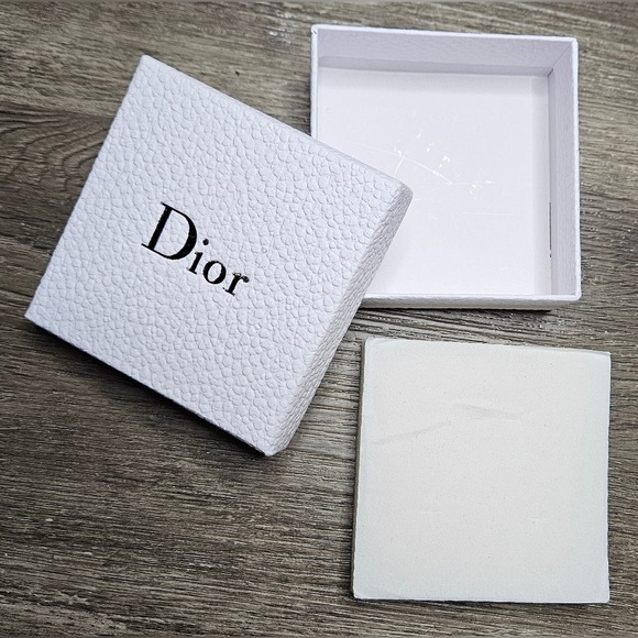 CHRISTIAN DIOR White Jewelry Gift Box Foam Ring Insert Holder Set Bundle Lot SM - Picture 1 of 10